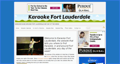 Desktop Screenshot of karaokefortlauderdale.com